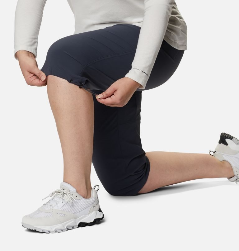 Women's Columbia Saturday Trail II Knee Pants Navy | Plus Size CA-P4385